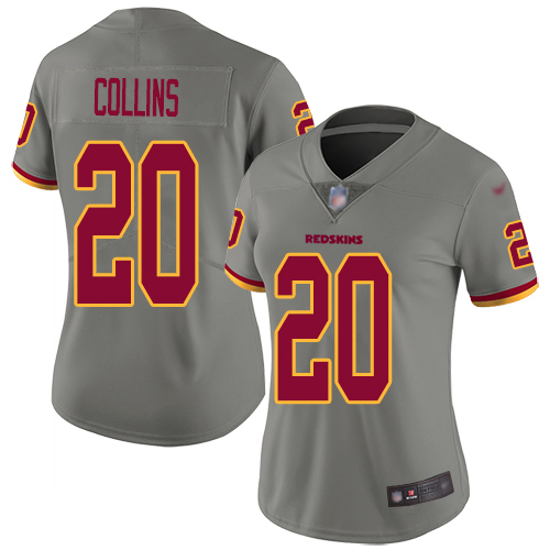 Washington Redskins Limited Gray Women Landon Collins Jersey NFL Football #20 Inverted Legend
